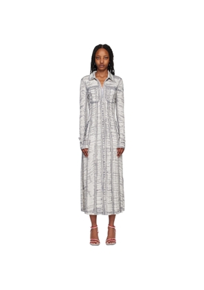 Diesel Gray D-Randal Midi Dress