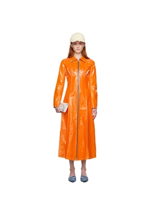 Diesel Orange De-Luis-Fsc Denim Maxi Dress