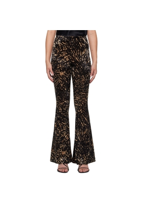 Nanushka Black & Brown Matson Leggings
