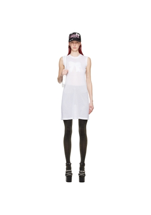 Ashley Williams White Bow Midi Dress