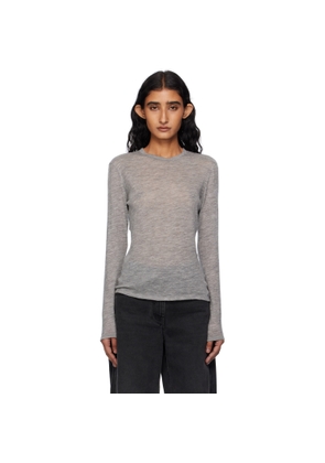 The Row Gray Iverness Sweater