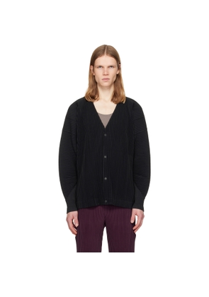 HOMME PLISSÉ ISSEY MIYAKE Black Monthly Colors October Cardigan