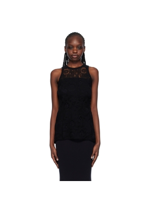 Olēnich Black Racer Back Tank Top
