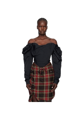 Vivienne Westwood Black LS Sunday Corset Top