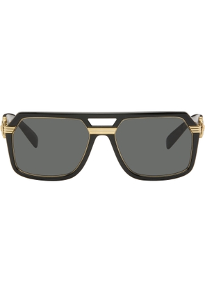 Versace Black Vintage Icon Pilot Sunglasses