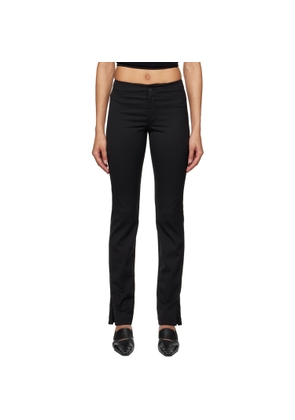 Filippa K Black Slim Zip Trousers