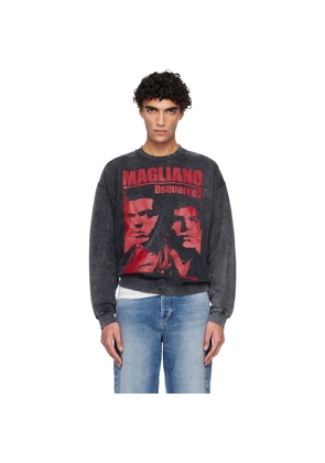 Dsquared2 Gray Magliano Edition Rock Relax Fit Sweatshirt