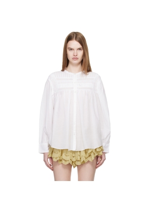 Isabel Marant Etoile White Plalia Blouse