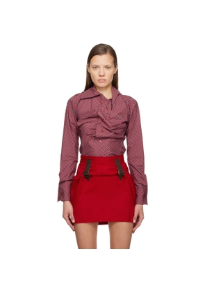 Vivienne Westwood Red Drunken Shirt