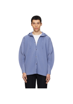 HOMME PLISSÉ ISSEY MIYAKE Blue Monthly Colors February Hoodie