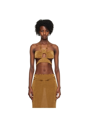 TYRELL SSENSE Exclusive Brown Tank Top