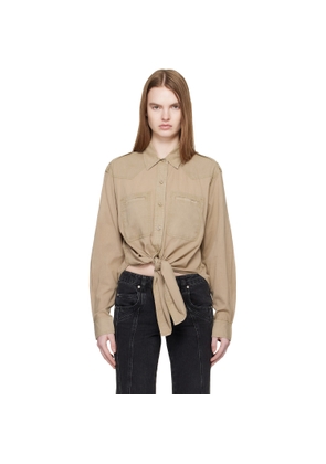 Isabel Marant Etoile Khaki Valiane Shirt
