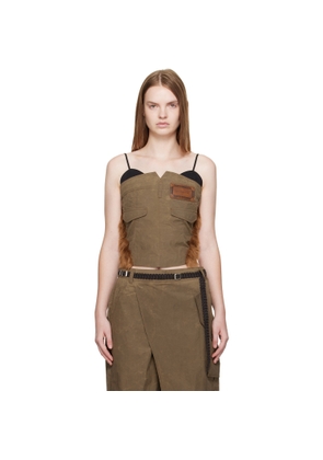 Andersson Bell Brown Trouser Custom Bustier Top