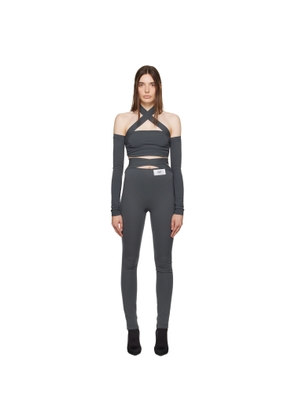 Dolce&Gabbana Gray Kim Kardashian Edition Leggings