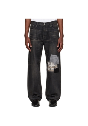 YOHJI YAMAMOTO Black Neighborhood Edition Savage Denim DP Basic Jeans
