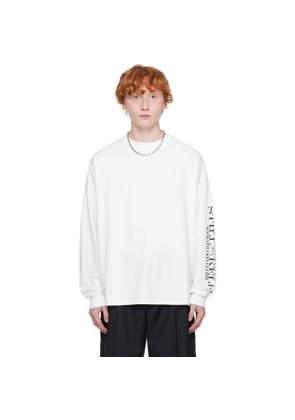 Still Kelly White Boxy Long Sleeve T-shirt