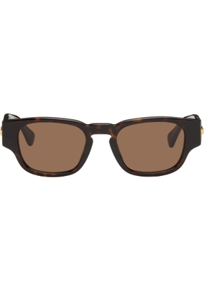 Bottega Veneta Brown Classic Panthos Sunglasses
