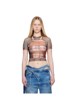 Ottolinger Multicolor Mesh T-shirt