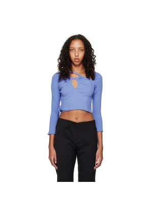 Ottolinger Blue Loop Long Sleeve T-Shirt