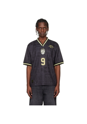 Off-White Black Multilogo Soccer Jersey