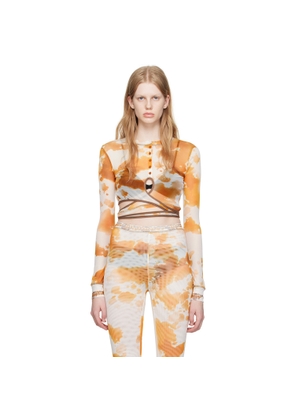 Ottolinger SSENSE Exclusive Orange Long Sleeve T-Shirt