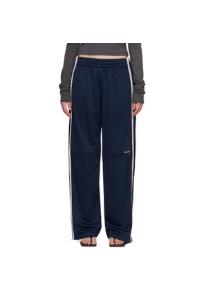 We11done Navy Color-Block Track Pants
