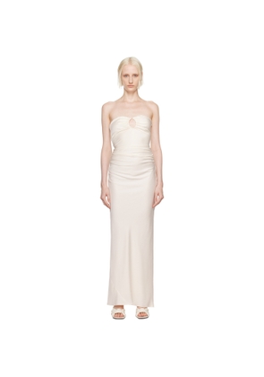 BEC + BRIDGE Off-White Emilia Strapless Dress