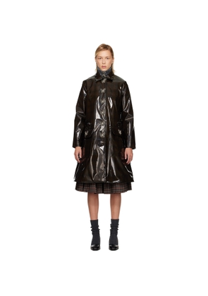 Chopova Lowena Black Squelchy Coat
