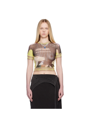 Ottolinger Multicolor Camo Mesh T-shirt