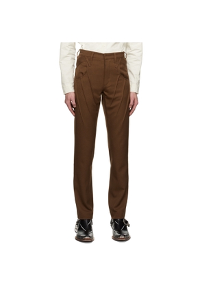 Juntae Kim SSENSE Exclusive Brown Trousers