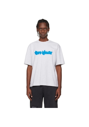 Off-White Gray Puffy Type Skate T-shirt