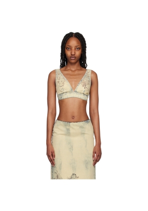 Diesel Blue De-Janys-Fsc Denim Camisole