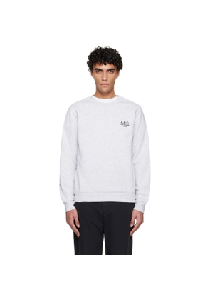 A.P.C. Gray Standard 'Rue Madame' Sweatshirt