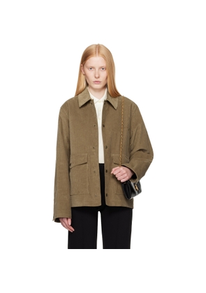 Burberry Taupe Corduroy Jacket