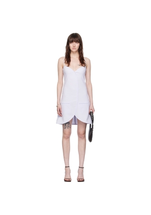Courrèges Blue Ellipse Minidress