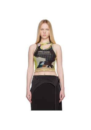 Ottolinger SSENSE Exclusive Multicolor Mesh Tank Top