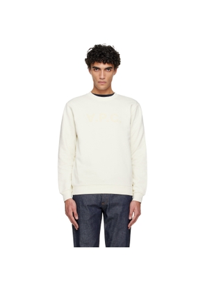 A.P.C. Off-White Standard Grand 'VPC' Sweatshirt