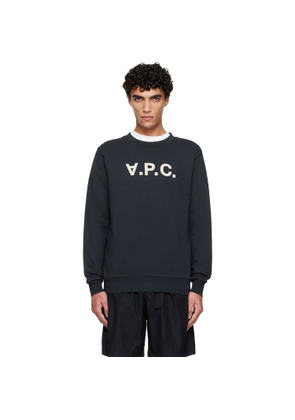A.P.C. Black Standard Grand 'VPC' Sweatshirt