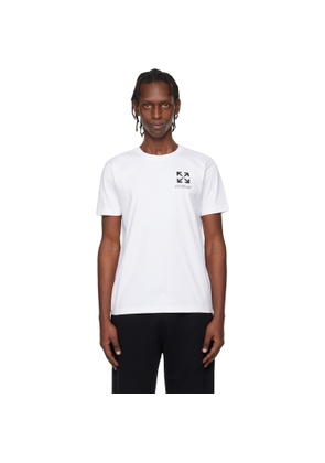 Off-White White Small Arrow Slim Logo T-shirt