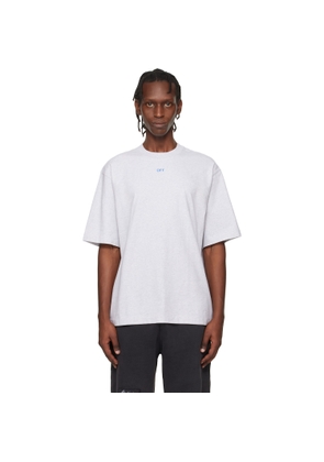 Off-White Gray Stencil Arrow Skate Logo T-shirt