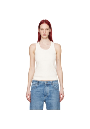 Bottega Veneta Off-White Rib Tank Top