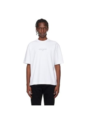 Off-White White Statement Skate T-shirt
