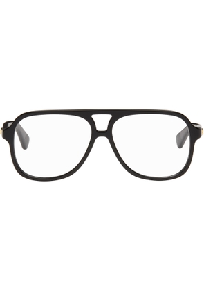 Bottega Veneta Black Slim Ribbon Glasses