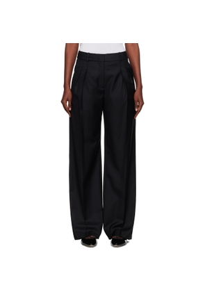 Loulou de Saison Black Sbiru LDS Straight Leg Trousers