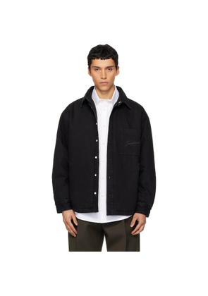 JACQUEMUS Black 'The Boulanger' Denim Shirt