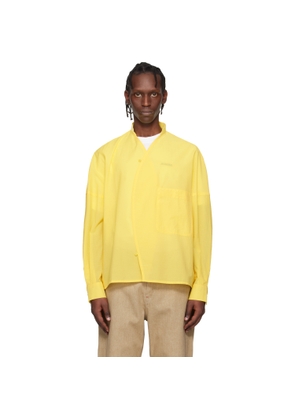 JACQUEMUS Yellow 'La Chemise Berlingot' Shirt