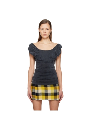 Vivienne Westwood Gray Ginnie Jersey Top