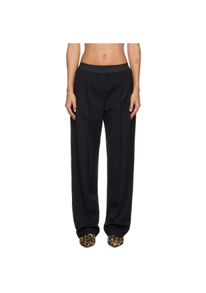 Loulou de Saison Black Niro Elasticated Waistline Trousers