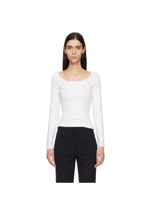 FLORE FLORE White Longsleeve Fem T-shirt