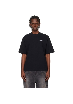 Off-White Black Landscape Arrow Skate Logo T-shirt